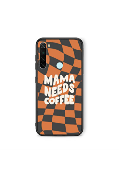Other Xiaomi Redmi Note 8 Mama needs coffee Black Glossy Θήκη