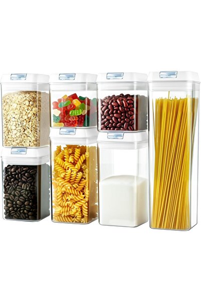 Arabest 7 Pcs Airtight Food Storage Containers with Lids,BPA Free Plastic Can...