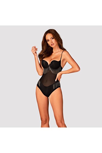 obsessive Lenjerie intimă mărimi mari – OBS Body XL/2XL Negru, XL/2XL