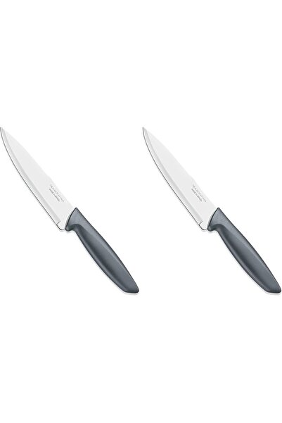 TRAMONTINA Plenus Chef's Knife, 15 cm, with Stainless Steel Blade and Gray Po...