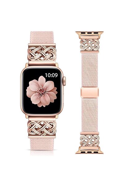 Orso Λουράκι Celtic Stretchy Band Pink Apple Watch 38/40/41/42 Series 10/11