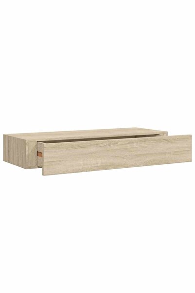 vidaxl Dulap de perete cu sertar, stejar, 60x23,5x10 cm, MDF
