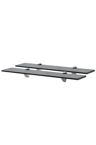 vidaxl Rafturi suspendate, 2 buc., 60 x 10 cm, sticlă, 8 mm