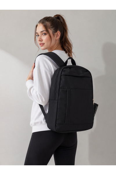 Doze Black Sport Style Backpack