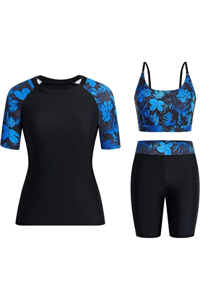 Other Owntop Womens 3-Piece Rash Guard | UPF50+ UV Swim Shirt | Short Sleeve ...