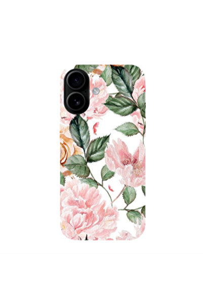 Other Apple Iphone 16 plus Pink rose and laves Transparent Silicone TPU Θήκη