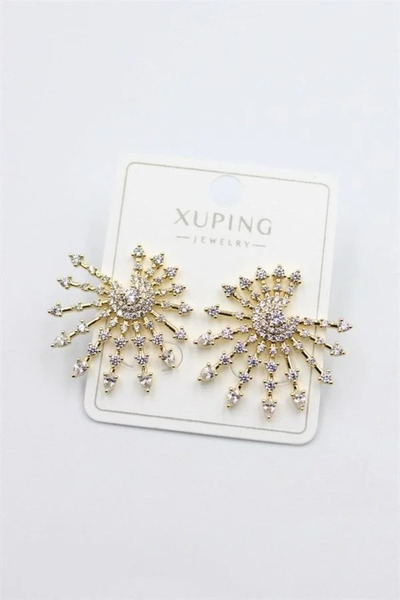 Marsilyan Nvdn- Ieg - Stone Earrings - Gold Iegrs-Nvdn1