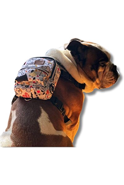 Yıldızan Terra Organik, Chest Harness with Bag, Dog Backpack – 2-in-1 Chest H...