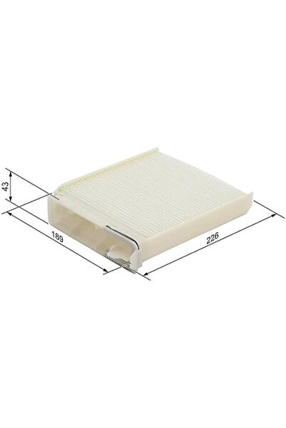 Yıldızan Terra Organic Pollen Filter Renault Clio Iii 1.2-1.4-1.6 16V 05=, Po...