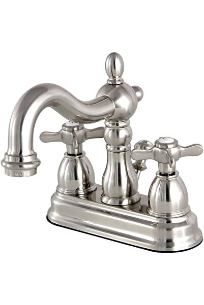 Yıldızan Terra Organik Ks1608Bex 4" Sink Faucet with Brass, Brushed Nickel, 4...