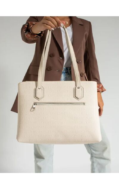 Just Polo Original Women's Shoulder Bag Cream