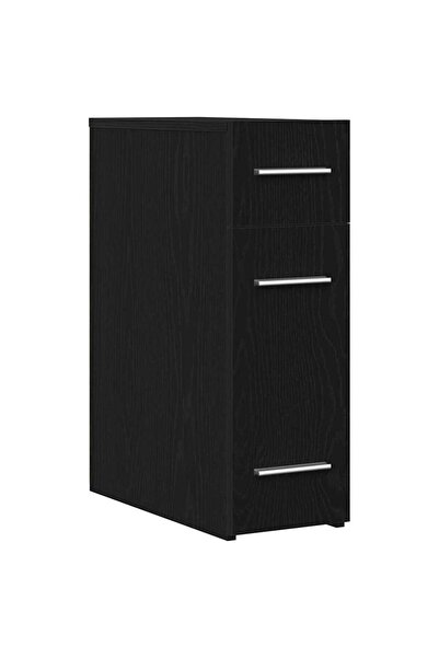 vidaxl Dulap de farmacie Stejar negru 20 x 45.5 x 60 cm Lemn compozit