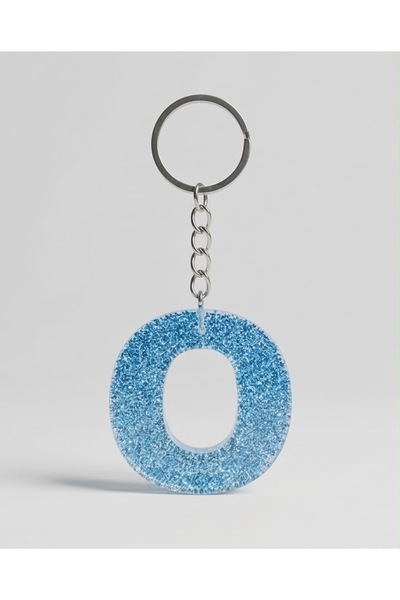 Luvia Accesories Keychain Letter O Epoxy