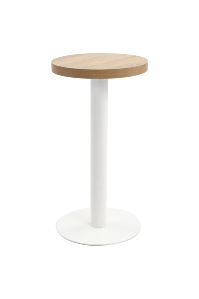 vidaxl Masă de bistro, maro deschis, 40 cm, MDF