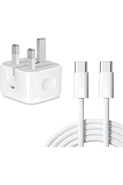 Generic 35W Wall Charger with USB-C to USB-C Fabric Cable PD Fast Charging Fo...