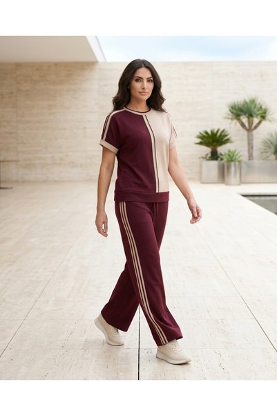 NO BRAND Vrn-Pjm-008 |   Daily Two-Color Pajamas
