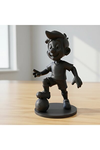 OEM Figurină Decorativă Jucător Fotbal, Stil Desen Animat, 8cm