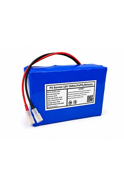 Pil Servisi 12V 18Ah LiFePO4 Batarya