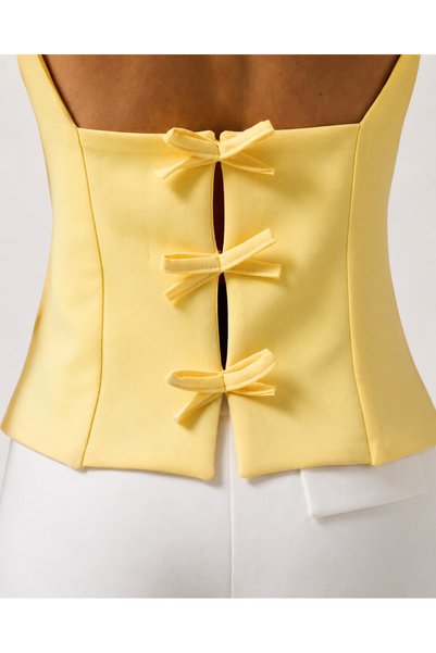 MinelFashıon Blouse Butter Yellow
