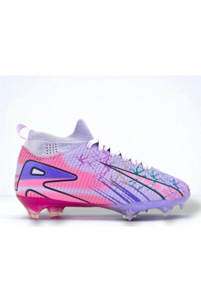 EA Sports Comfortable Unisex Lilac Football Boots Imported Football Boots for...