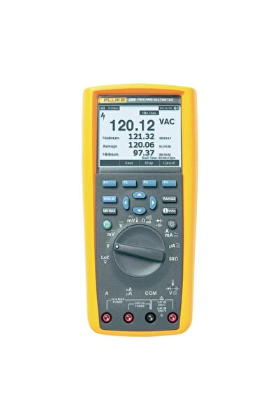 Fluke -289/EUR,TRENDCAPTURE İLE TRUE-RMS ENDÜSTRİYEL KAYIT MULTİMETRE, AVRUPA