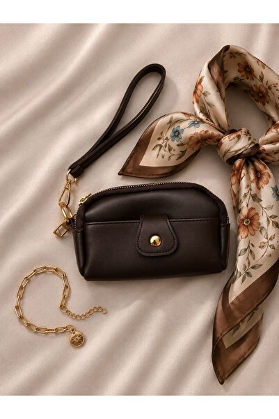 Velora Handbags Bilek Askılı Fermuarlı Kadın Cüzdanı – Kartlık ve Telefon Böl...