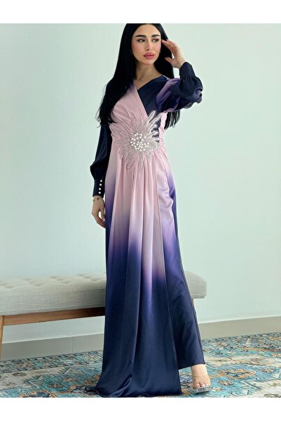Liva Two-Tone Evening Dress
