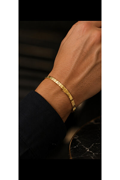 GB Sign PREMİUM GOLD COLLECTİON ÇELİK BİLEKLİK