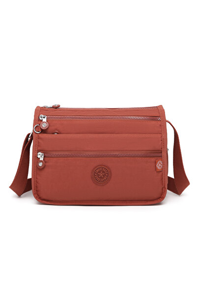 SMART BAGS Multi-Pocket Daily Medium Size Waterproof Crinkle Fabric Women's S...