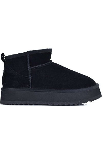 OEM Μαυρο δίπατο δερμάτινο Australian Boot Kelara 41209