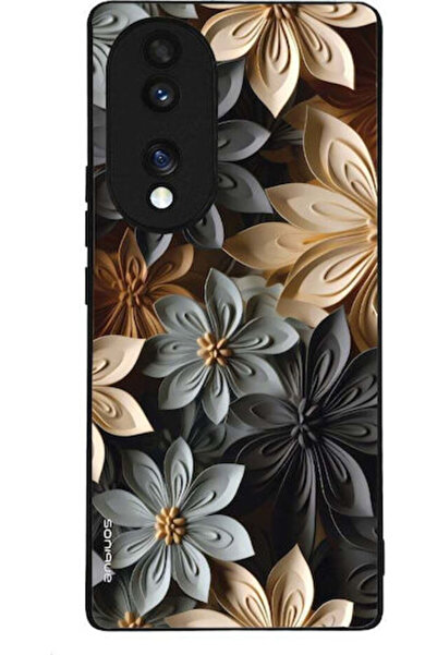 Other Θήκη Sonique Σειράς 3D Flower για Honor 70 5G Γκρι