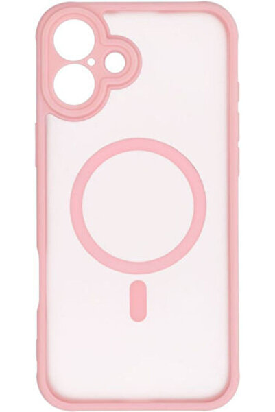 OEM Πλήρως Ματ Πλαστική Ροζ Πίσω Θήκη Mag (iPhone 16 Plus) Κωδικός: 301050