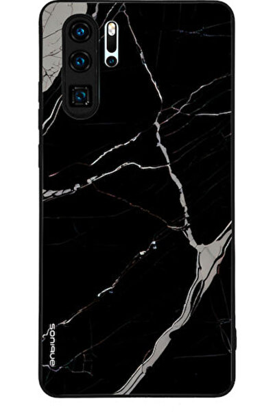 Other Θήκη Sonique Σειράς Marble για Huawei P30 Pro Μαύρη