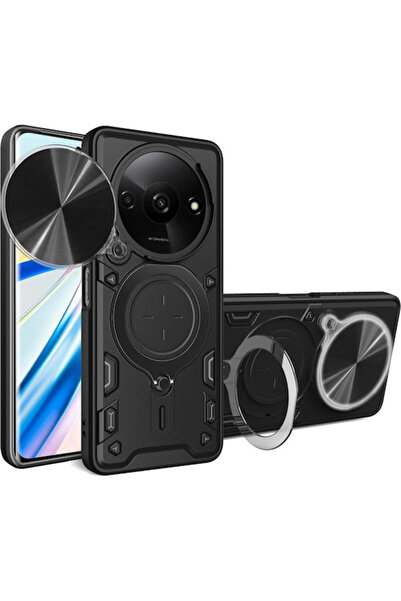 Techsuit Πίσω Κάλυμμα Μεταλλικό Μαύρο (Redmi A3)