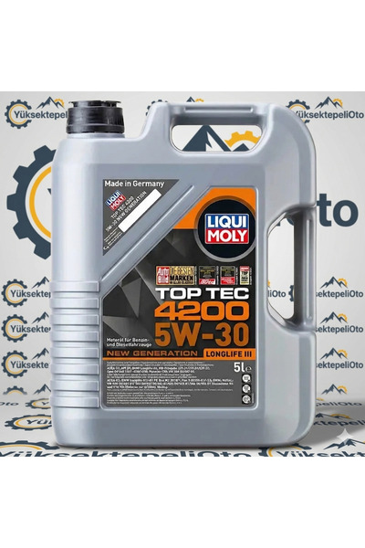 Liqui Moly Λάδι κινητήρα Top Tec 4200 5W30 (3707) (2693) (8973) 5L