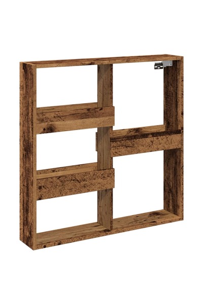 vidaxl Dulap de perete, lemn vechi, 80x15x80 cm, lemn prelucrat