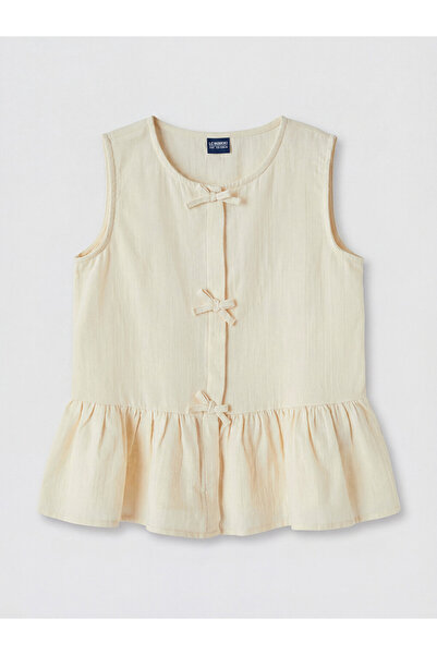 LC Waikiki I Bowknot and Ruffle Detailed Girls' Shirt from Freezen Store