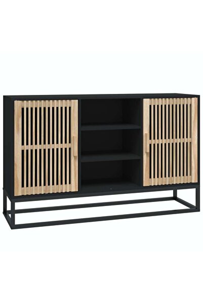 vidaxl Dulap, negru, 105x30x65 cm, lemn prelucrat