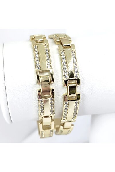 Milena BRATARA DAMA PLACATA CU AUR 14K -LUNGIME 19CM