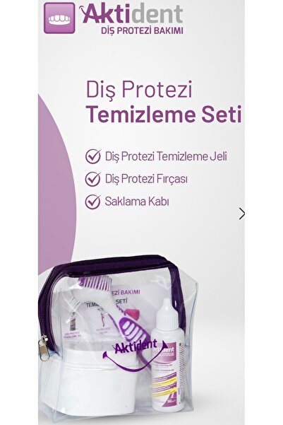 Rego AKTİDENT DİŞ PROTEZİ BAKIMI TEMİZLEME SETİ