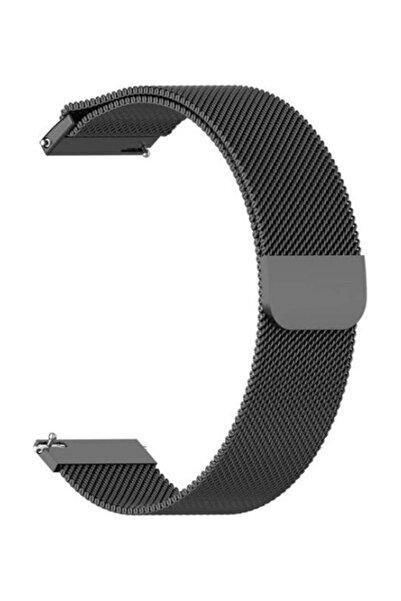 OEM Λουράκι Smartwatch 20mm Μιλανέζικη Θηλιά Μαύρο