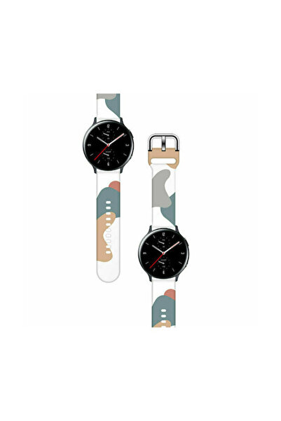 Hurtel Moro Λουράκι Σιλικόνης Μαύρο Καμουφλάζ (2) (Galaxy Watch 42mm)