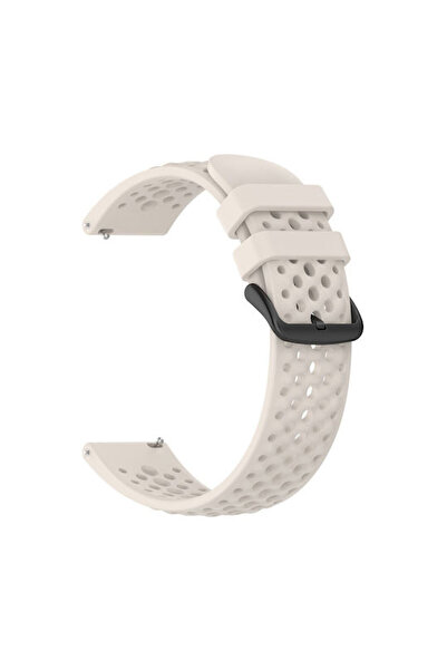 Techsuit W083 Μπεζ Λουράκι Σιλικόνης Γενικής Χρήσης για Ρολόι 22mm