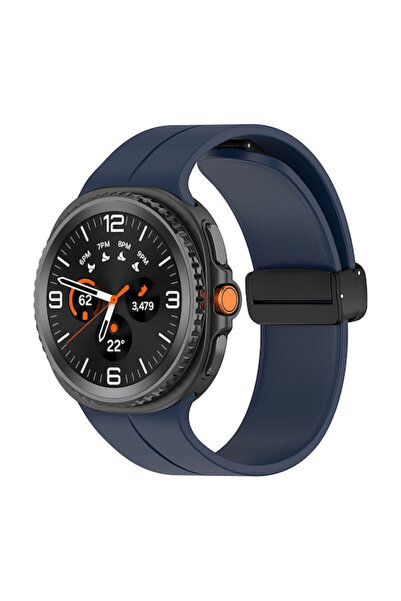 Techsuit Λουράκι Σιλικόνης Ναυτικό Μπλε (Samsung Galaxy Watch8, Watch8 Classic)