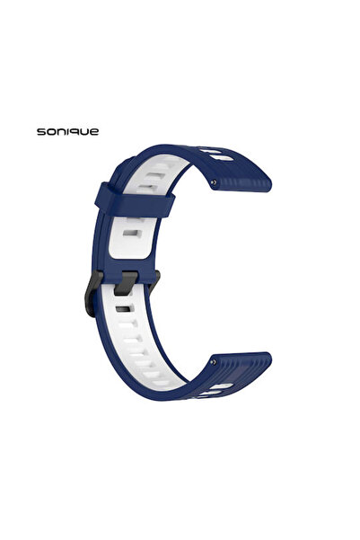 Other Λουράκι Σιλικόνης Sonique Σκούρο Μπλε / Λευκό (Amazfit GTS/GTS 2/GTS 2e...