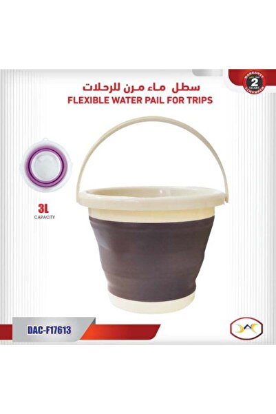 AZOZ MERCHLY Flexible Water Pail for Trips 3L Capacity