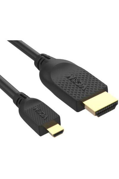 VCOM Cg587 Καλώδιο HDMI αρσενικό σε Micro HDMI αρσενικό 1.8μ Μαύρο