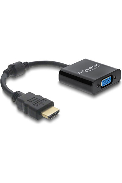 DELOCK Μετατροπέας HDMI Αρσενικό σε VGA Θηλυκό 1 Τεμάχιο 61077