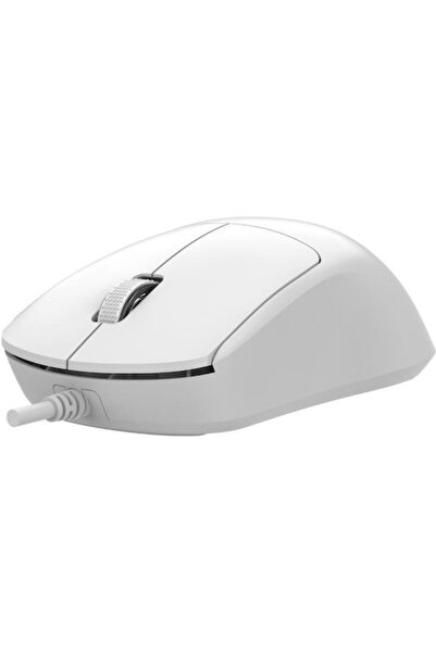 MediaRange MROS255 Ενσύρματο Λευκό Ποντίκι