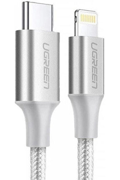 Ugreen Καλώδιο USB-C σε Lightning 60W Λευκό 2μ